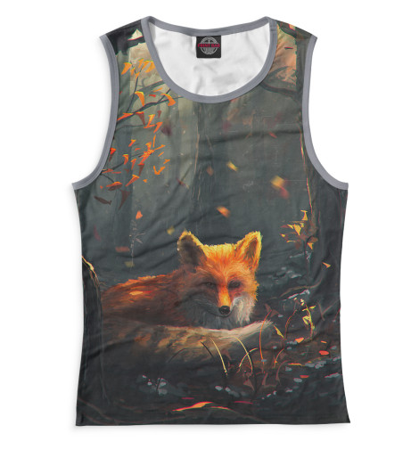 

Майки Print Bar, Белый, Лисы