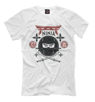 Мужская футболка Ниндзя и сюрикены