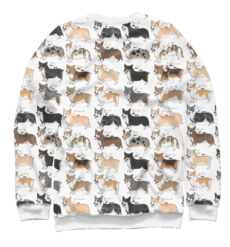 

Свитшоты Print Bar, Белый, Welsh Corgi Team