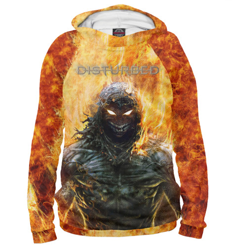 

Худи Print Bar, Белый, Disturbed