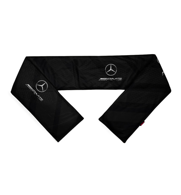 Шарф с изображением Mercedes AMG цвета Белый
