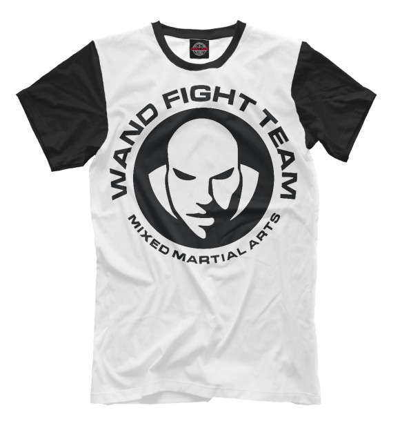 Мужская футболка с изображением Вандерлей Сильва цвета Молочно-белый