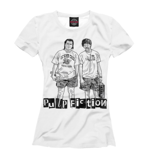 

Футболки Print Bar, Белый, Pulp Fiction