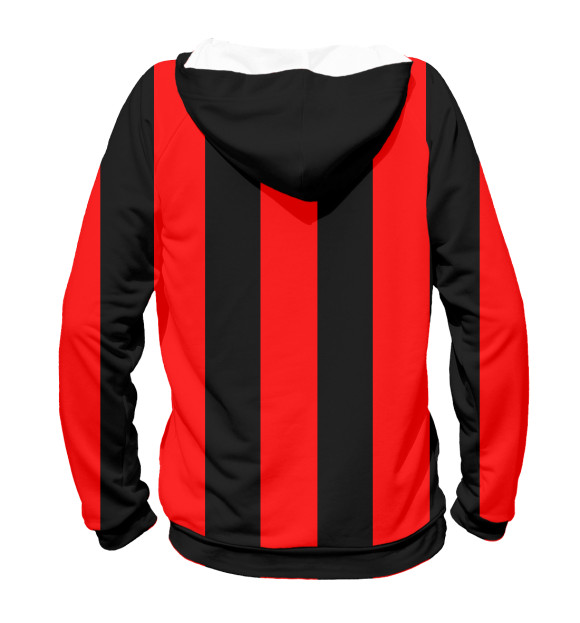 Женское худи с изображением AC Milan цвета Белый