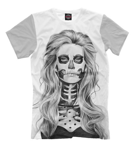

Футболки Print Bar, Молочно-белый, Zombie Girl