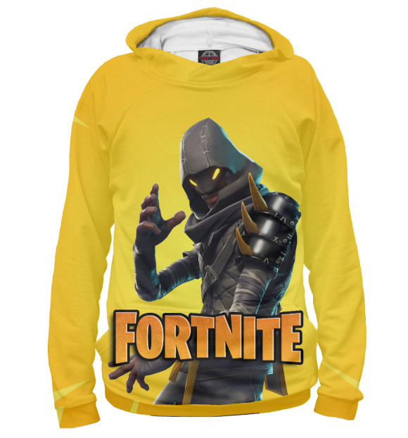 Мужское худи с изображением FORTNITE цвета Белый