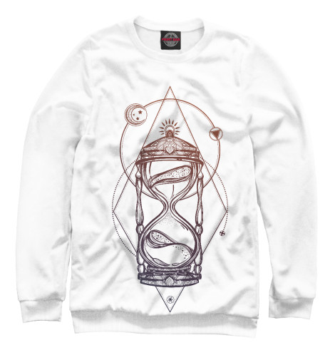 

Свитшоты Print Bar, Белый, Песочные Часы