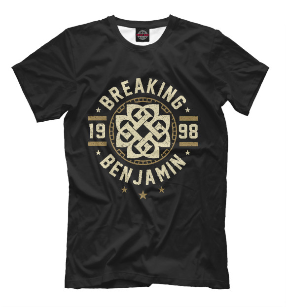 Футболка для мальчиков с изображением Breaking Benjamin цвета Черный