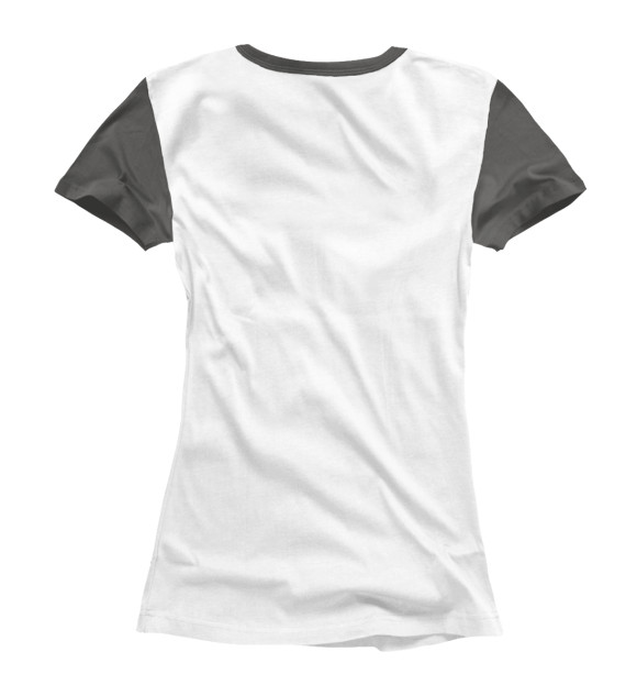 Женская футболка с изображением KISS цвета Белый