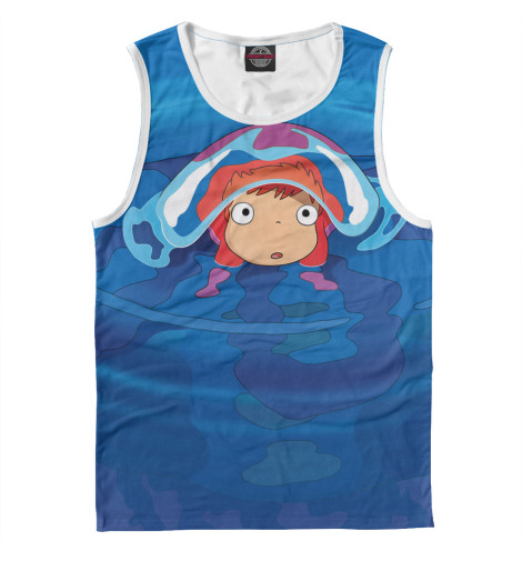 

Майки Print Bar, Белый, Studio Ghibli