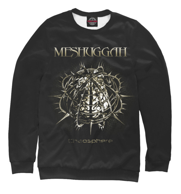 Свитшот для мальчиков с изображением Meshuggah цвета Белый
