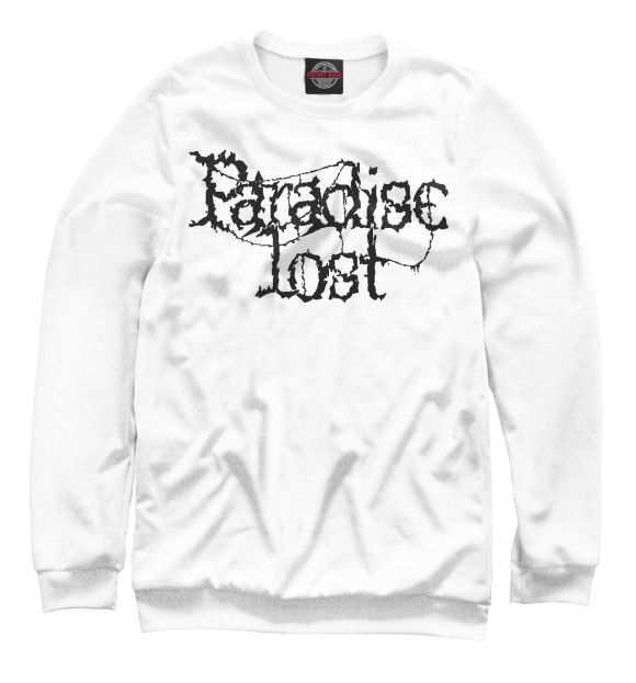Мужской свитшот с изображением Paradise LOST цвета Белый