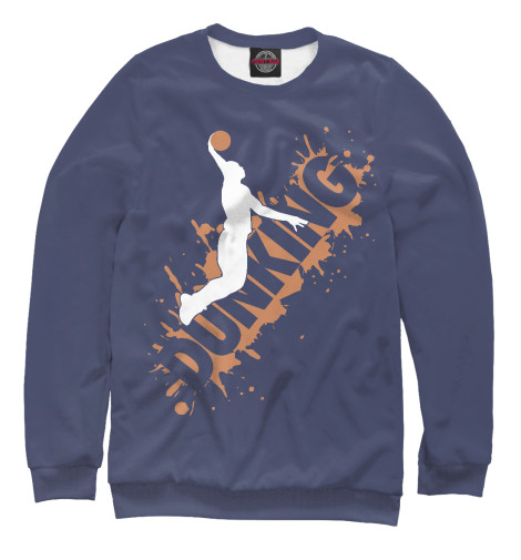 

Свитшоты Print Bar, Белый, Dunking