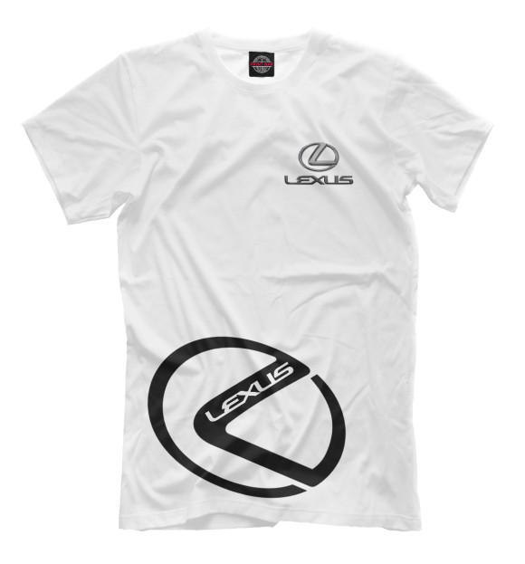 Футболка для мальчиков с изображением Lexus цвета Белый