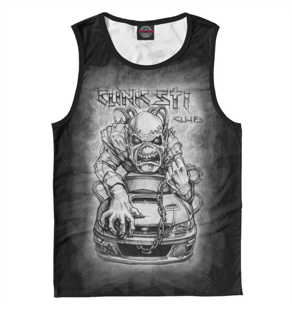 Майка для мальчика с изображением Subaru clinic цвета Белый