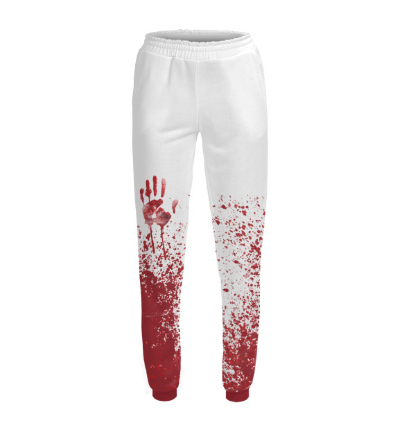 Женские спортивные штаны с изображением bloody doctor цвета Белый