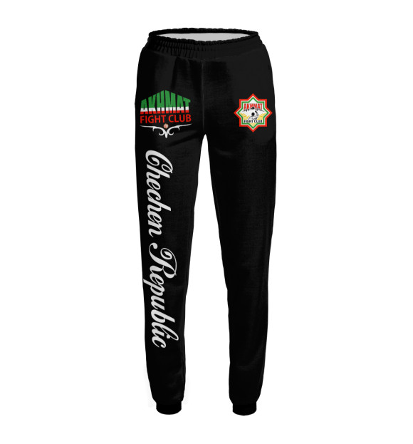 Женские спортивные штаны с изображением Akhmat - Fight Club цвета Белый