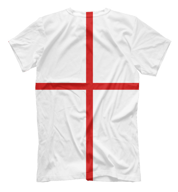 Мужская футболка с изображением Грузия цвета Белый