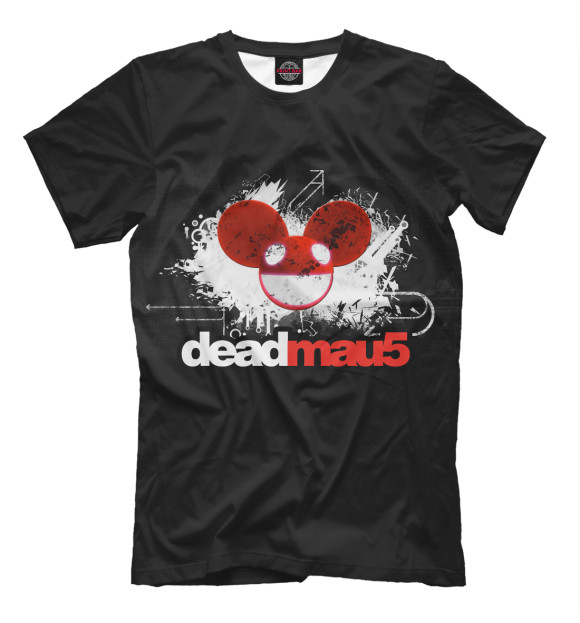 Футболка для мальчиков с изображением Deadmau5 цвета Черный