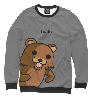 Женский свитшот PedoBear