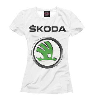 Женская футболка Skoda