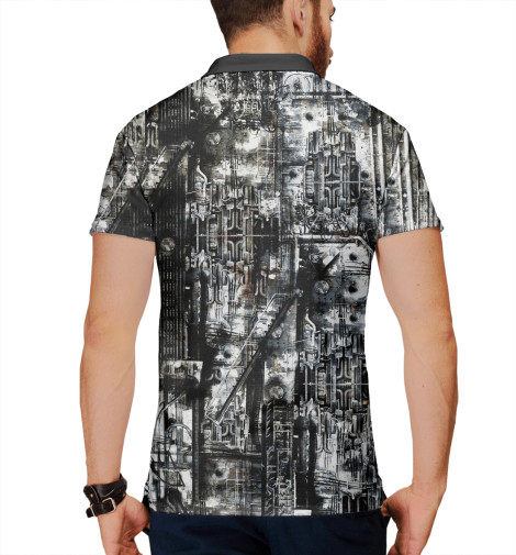 

Поло Print Bar, Белый, Трубы