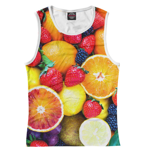 

Майки Print Bar, Белый, Фрукты