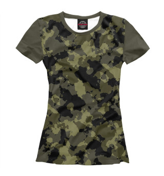 Женская футболка Армейский стиль
