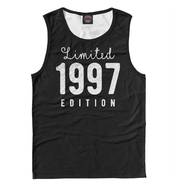 Майка для мальчика с изображением 1997 - Limited Edition цвета Белый