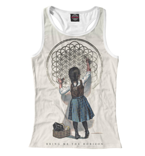 Майки борцовки Print Bar, Белый, Bring Me The Horizon