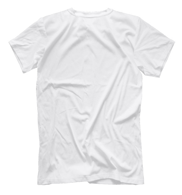 Мужская футболка с изображением Мопсы цвета Белый