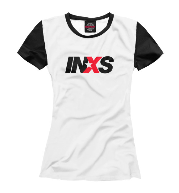 Футболка для девочек с изображением INXS WHITESTAR цвета Белый