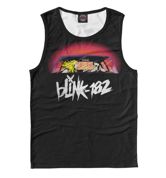 Майка для мальчика с притом Blink-12 цвета Белый Майка для мальчика с изображением Blink-12 цвета Белый