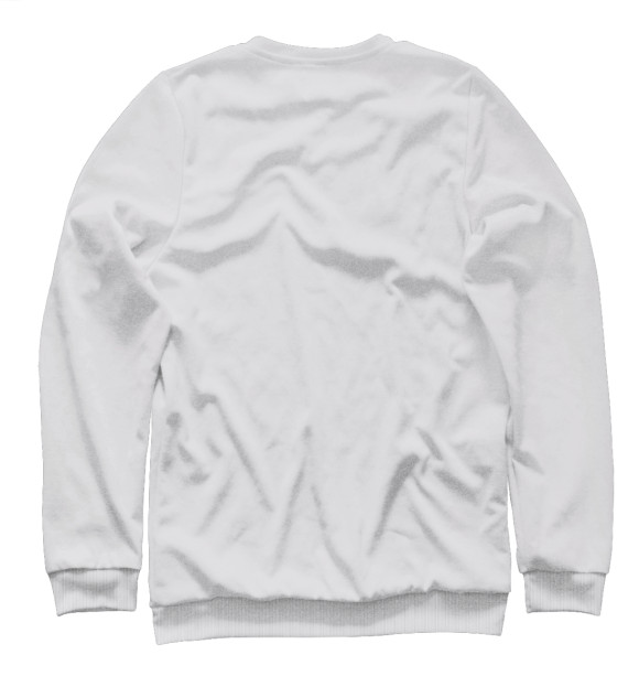 Мужской свитшот с изображением Афган цвета Белый