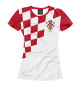 Женская футболка Хорватия