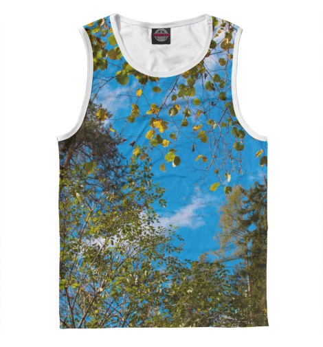 

Майки Print Bar, Белый, Берёзовая роща