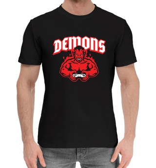 Хлопковая футболка для мальчиков Приставочный демон
