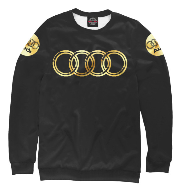 Женский свитшот с изображением Audi цвета Белый