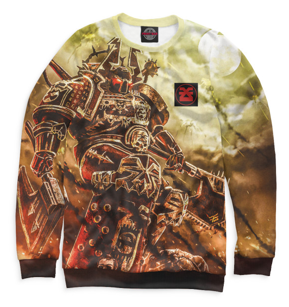 Свитшот для девочек с изображением Кхорнит цвета Белый