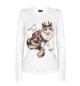 Женский лонгслив Happy New Meow!