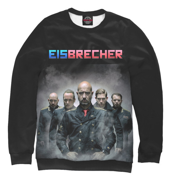 Женский свитшот с изображением Eisbrecher цвета Белый