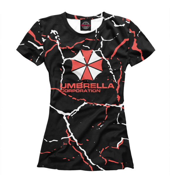 Женская футболка с изображением Resident Evil цвета Белый