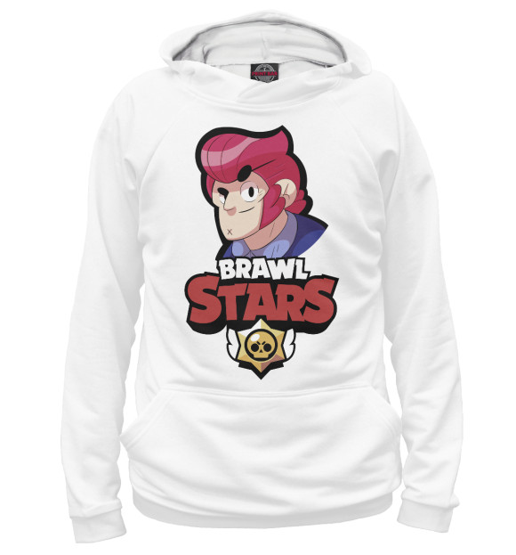 Женское худи с изображением Brawl Stars Colt цвета Белый