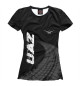Женская футболка UAZ Speed Шины (темный фон)