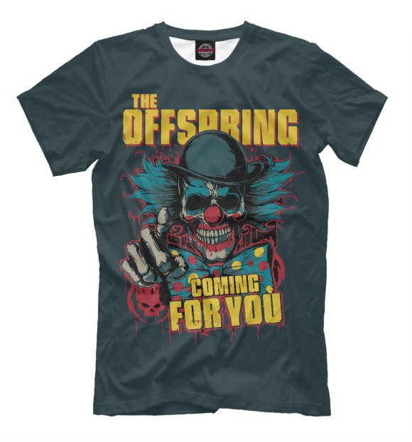 Футболка для мальчиков с изображением The Offspring цвета Белый