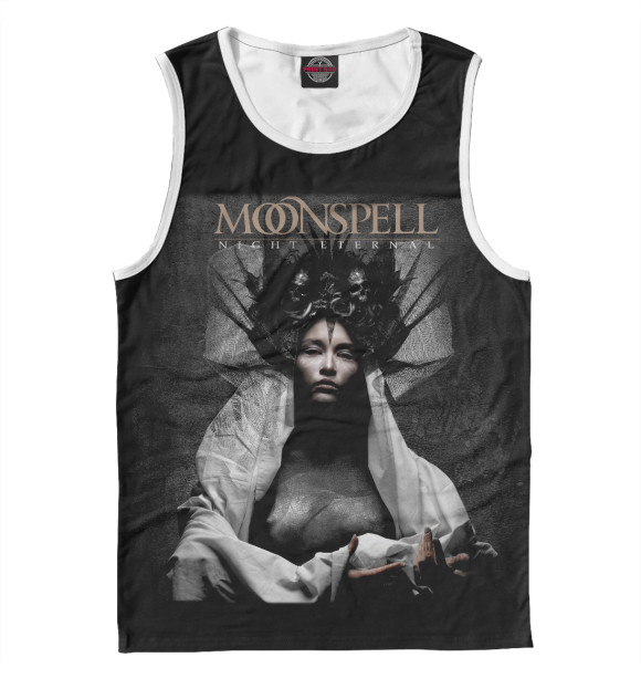 Майка для мальчика с изображением Moonspell цвета Белый