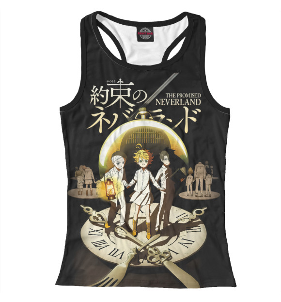 Женская майка-борцовка с изображением Обещанный Неверленд цвета Белый