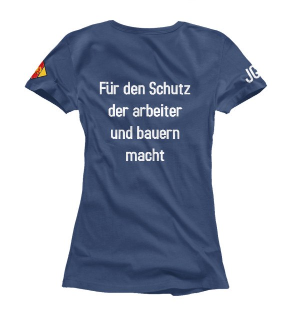 Женская футболка с изображением ВВС ГДР цвета Белый