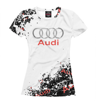 Женская футболка Audi