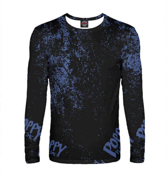 Мужской лонгслив с изображением Poppy Playtime цвета Белый